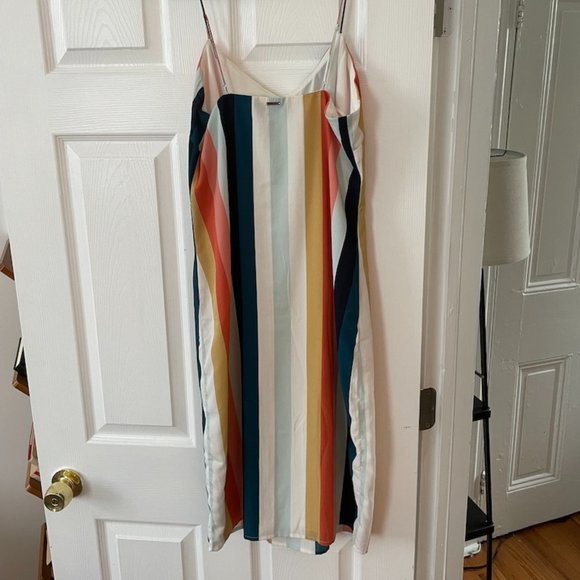 Volcom rainbow stripe dress sz S - Picture 3 of 5